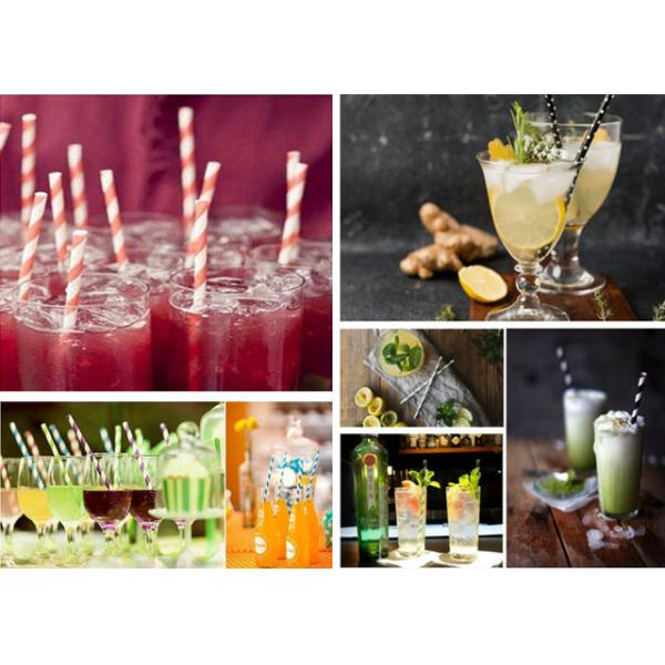 80gsm 15mm 16mm Flood Biodegradable Printed Drinking Straw Paper Roll For Fruit Juice