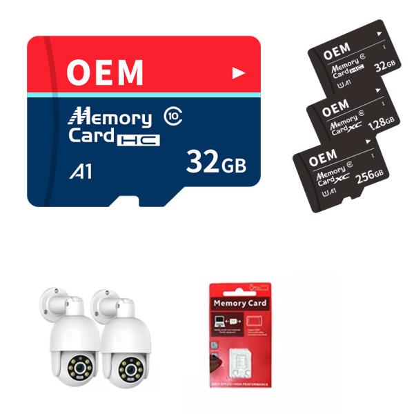 Buy 8gb 16gb 32gb 64gb 128gb 256gb Tf Sd Card 4G Solar Ip Wifi Security Camera Memory Card at wholesale prices