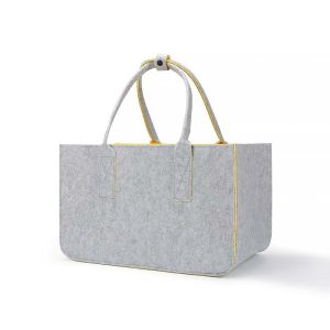 Factory Direct Supply Fashion Wool Felt Bast Storage Bin