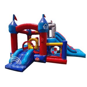Quality Inflatable Bouncer Castle Kids Bouncy House Jumping Castles With Slide for sale