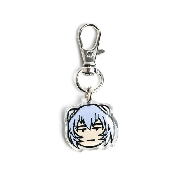 Buy Clear Double-Sided Keychain Epoxy Resin Glitter Acrylic Anime Custom Charm Keychain at wholesale prices