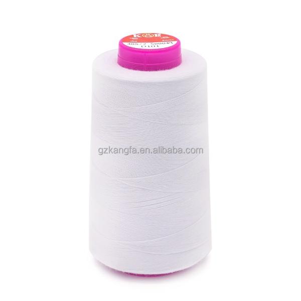 100% Polyester Clothing Sewing Thread 40S/2 5000y Handmade Durable Polyester