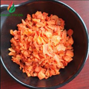 HALAL 7% Moisture Dried Carrot Chips Dehydrated A Grade
