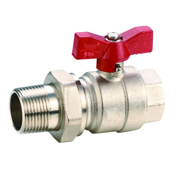 Buy YomteY Brass Female & Male Ball Valve With Union at wholesale prices