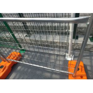 China Road Site Safe Galvanized Temporary Fence Removable Feet Makes Transportation Easier on sale