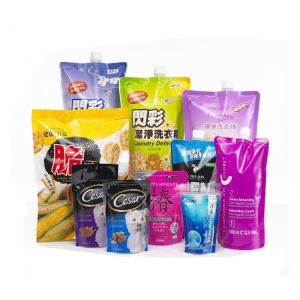 80 Microns Food Package BOPP Custom Spout Pouches