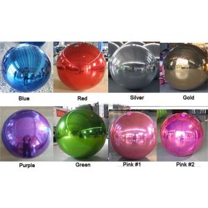 Giant PVC inflatable mirror ball inflatable big shiny ball for Holiday