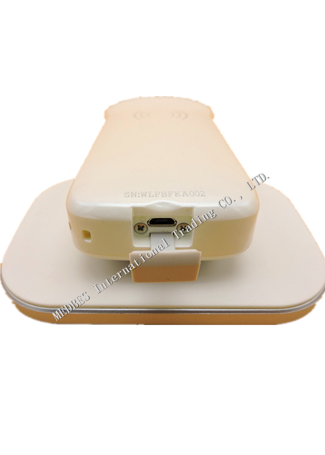 Ipad connecting Wireless Convex Probe Ultrasound Scanner with built-in battery