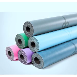 Natural Rubber Yoga Mat/Exercise Mats, Non toxic Rubber Super Grip Yoga Mat Skid