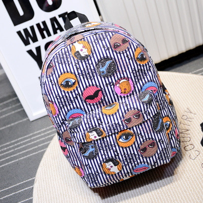 New Arrival Backpack laptop sutdent bags wholesale Chrysanthemum no MOQ