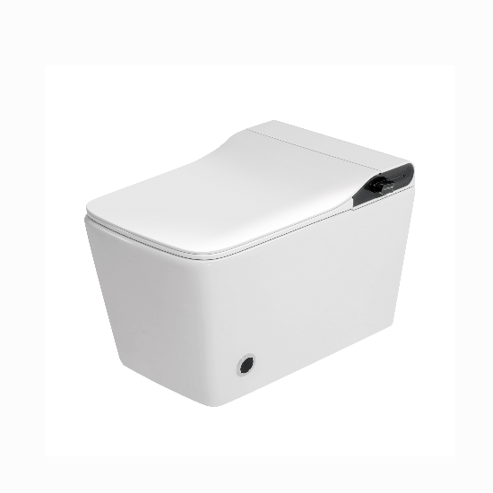 Smart Wall-Hung Elongated Bowl WC Toilet Set with Heated Seat Sensor Convenient