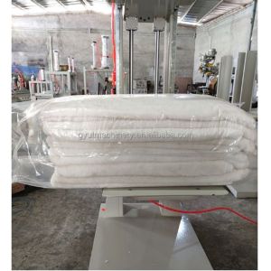 Towel Packing Press Machine with 300mm Stroke Height and Automatic Pillow