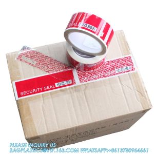 Serial Numbered Red Tamper Evident Security Tape (48mm X 50m X 2mil, 100% Total