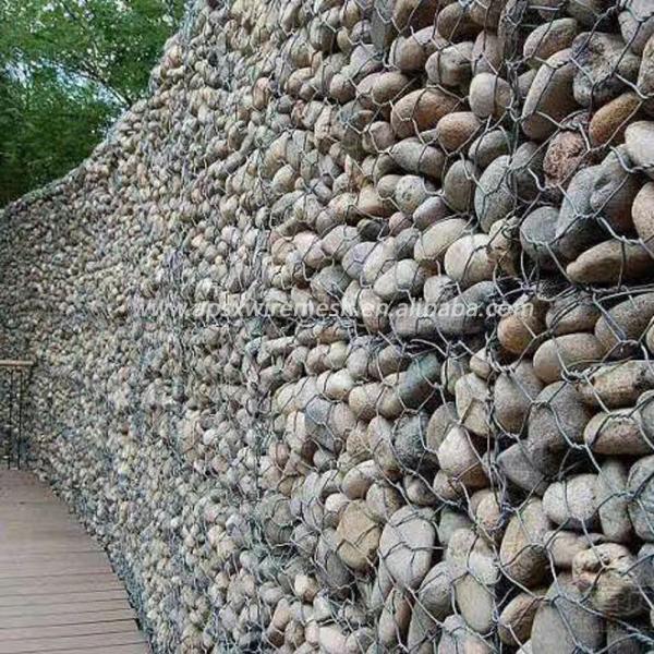Buy Retaining Wall Using Pvc Coated Gabion Box Hot Galvanized at wholesale prices