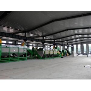 PE film crushing and washing machine