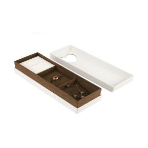 Cardboard Custom Made Jewelry Packaging , Unique Jewelry Gift Boxes