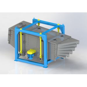 Quality Double Deck Gyratory Screen Reciprocating Motion Mesh Cleaner Multi Deck Screening Machine for sale