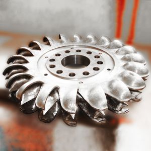 6 Nozzle 1300m Pelton Wheel Hydro Turbine Runner