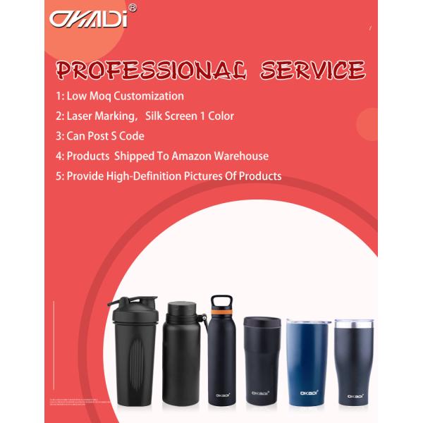 RTS 24OZ&32OZ Double Wall Vacuum Insulated Stainless Steel Water Bottle Metal Thermos Flask Stainless Steel Sports Water Bottle