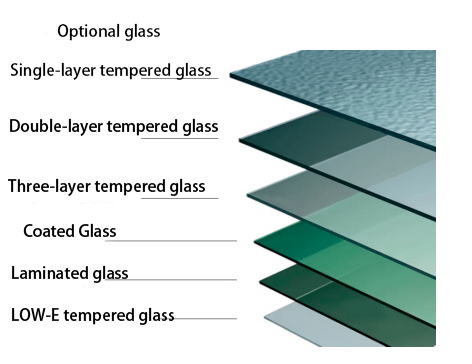 Hotel Modern Curtain Wall System Manual Opening For Exterior Facades