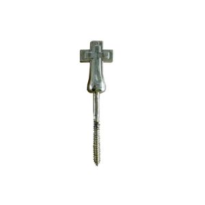 Cross Model Casket Hardware Wholesale Matching Bracket , Screw Coffin Fittings