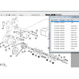 End Disc Belt Disc Sulzer Weaving Machine Parts ISO9001