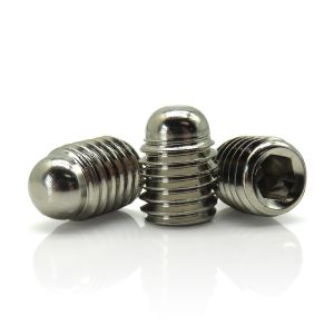 Quality Custom Stainless Steel Hex Socket Ball Point Grub Screws with ISO9001:2015 Certification M1-M20 Diameter 6mm-150mm Length for sale