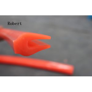 U Profile Extruded Polyurethane Baffle For Textile / Printing Machinery