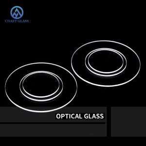 Fused Silica Window Circular Transparent Quartz Glass Plate With Step