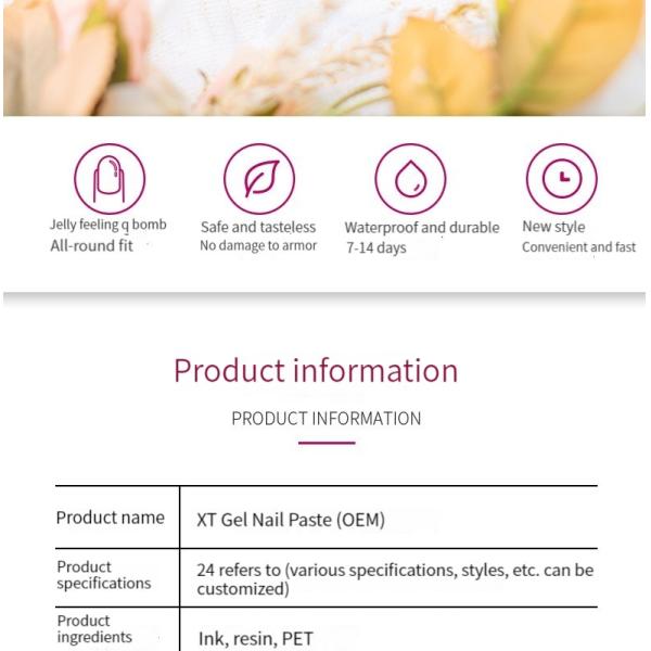 New Arrival Hot Selling Nail Strip New Design High Quality Nail Stickers/patches Factory Can Be Customized Wholesale