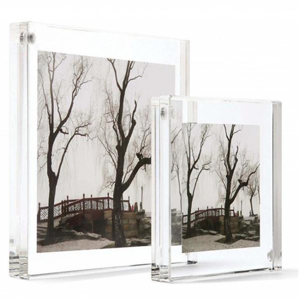 Buy Clear Perspex 4x6'' Acrylic Magnetic Picture Frame at wholesale prices