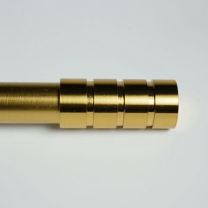 28mm Modern No Drilling Plating Copper Curtain Finials