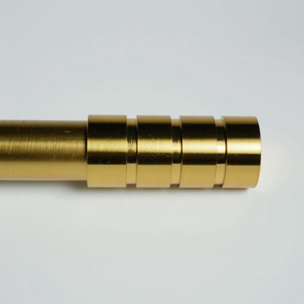 Buy 28mm Modern No Drilling Plating Copper Curtain Finials at wholesale prices