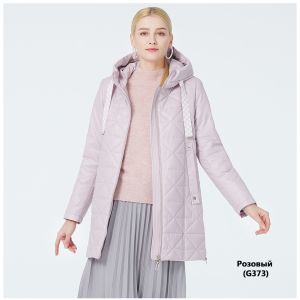 Quality Beige Pink Aquamarine Demi Season Coat Womens Windproof Winter Coat for sale