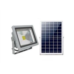 50000H Lifespan Solar LED Flood Lights 20W IP65 Tunnel Spotlight Energy Saving