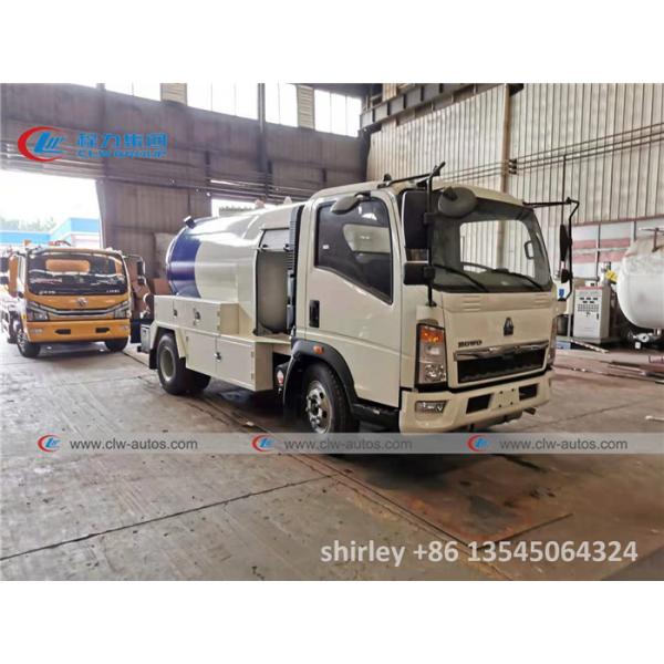 Buy Congo 5000L LPG Cylinder Refueling Bobtail Tanker Truck at wholesale prices