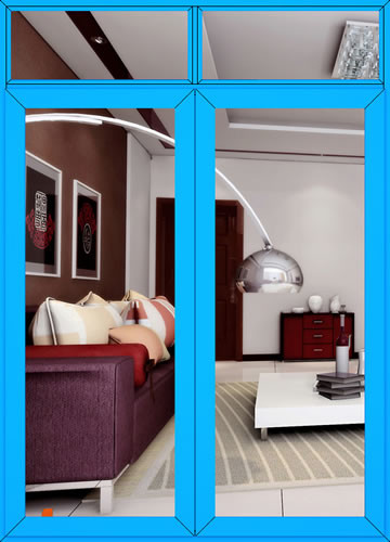 Casement Doors Aluminum Structural Extrusions Waterproof Sound proof