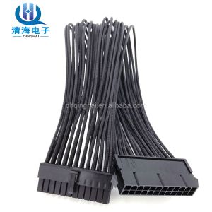 Custom made Computer Desktop Motherboard Dual PSU Power Supply 24PIN