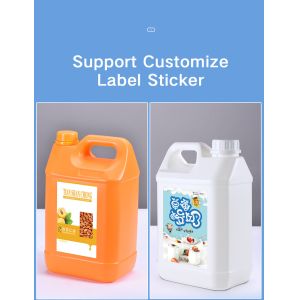 Customized Logo 2.5L Food Grade Plastic Barrel with Seal Screw Lid and BPA Free