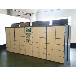 Barcode RFID Luggage Storage Lockers Public Locker for Hotel Guests with
