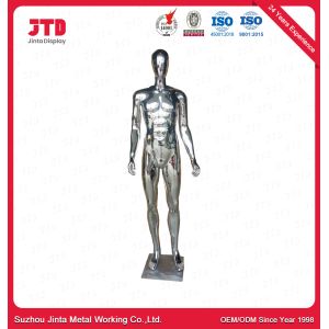 Male And Female Whole Body Mannequins Chrome Plated