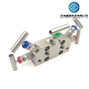 1/2 NPT Dp Transmitter Manifold 5 Way Manifold For Pressure Transmitter