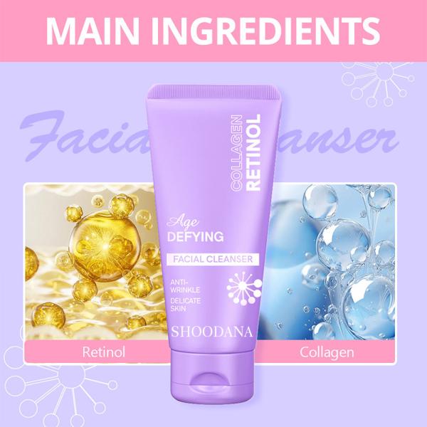 Private Label Organic Makeup Remover Face Wash Snail Hyaluronic Acid Facial Cleanser