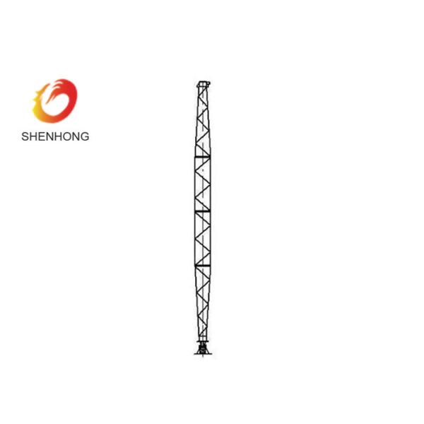 Aluminum Alloy Tower Erection Tools Lattice Single Gin Pole To Assemble And
