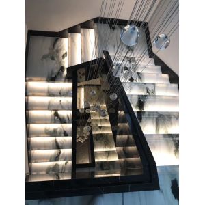 30mm Translucent Marble Jade Onyx Slab for Stairs