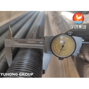 ASME SA179 With Aluminum 1060 L Type Fin Tube For Condenser In Thermal Systems