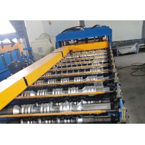 Roof Steel Roll Forming Machine / Glazed Tile Machine 380v 50hz 3 Phase