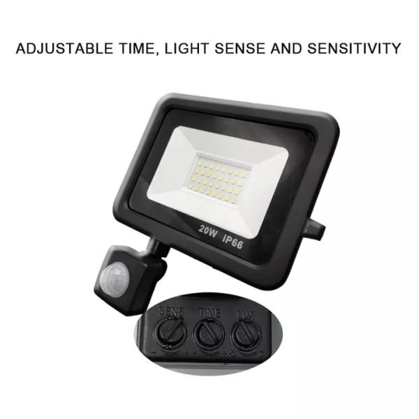 Buy Waterproof Motion Sensor Stadium Led Outdoor Floodlight Portable 0w 20w 30w 50w at wholesale prices
