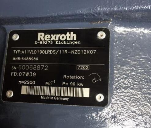 Rexroth A11VLO190LRDU2/11R-NZD12K02P-S A11VLO190DRG/11R-NZD12K01 A11VO190DR/11R