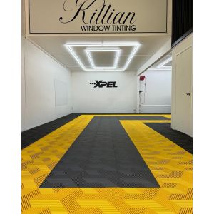 18mm Polypropylene Interlocking Garage Tile Plastic Garage Floor Tiles